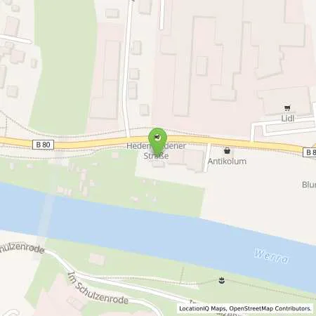 Standortübersicht der Tankstelle Aral Tankstelle in 34346 Hann. Münden