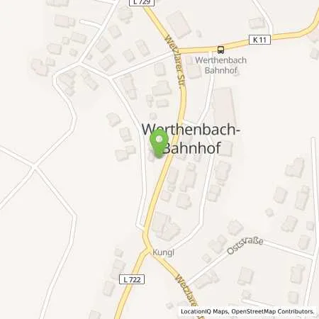 Standortübersicht der Tankstelle Aral Tankstelle in 57250 Netphen