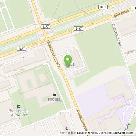 Standortübersicht der Tankstelle Aral Tankstelle in 04109 Leipzig