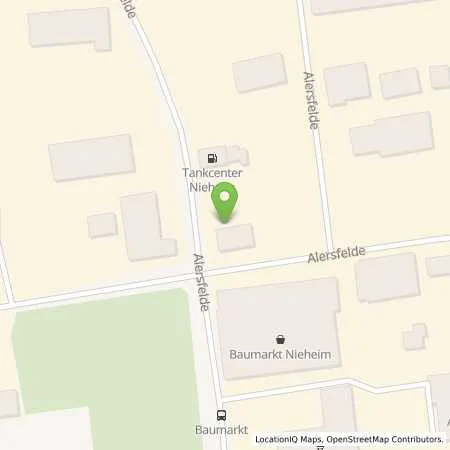 Standortübersicht der Tankstelle Tankcenter Nieheim in 33039 Nieheim