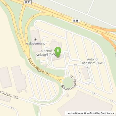 Standortübersicht der Benzin-Super-Diesel Tankstelle: Esso Tankstelle in 76689, Karlsdorf-neuthard