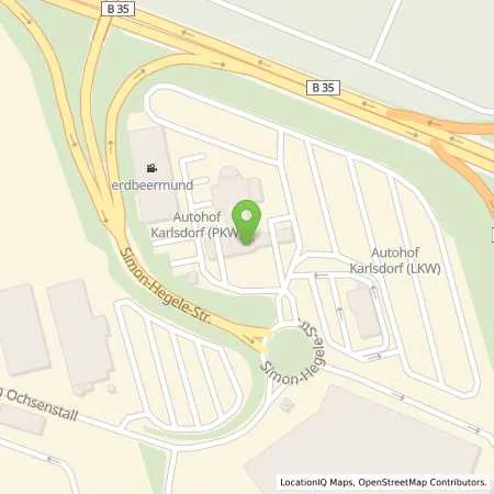 Standortübersicht der Tankstelle Esso Tankstelle in 76689 Karlsdorf-neuthard