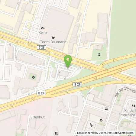 Standortübersicht der Tankstelle Aral Tankstelle in 72072 Tübingen