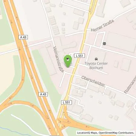 Standortübersicht der Tankstelle Shell Bochum Herner Str. 463 in 44807 Bochum