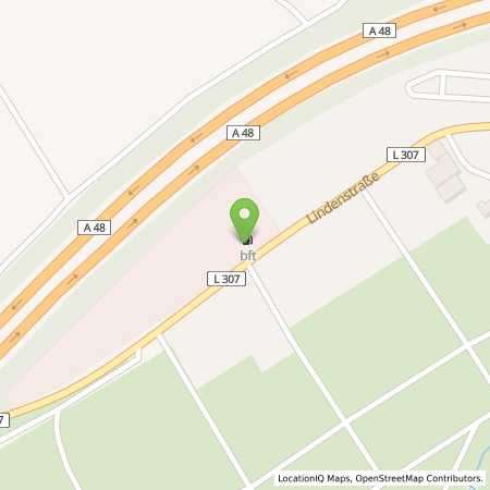 Standortübersicht der Benzin-Super-Diesel Tankstelle: Bft Hoehr-Grenzhausen in 56203, Hoehr-Grenzhausen