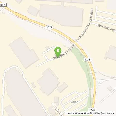 Standortübersicht der Tankstelle Kronach in 96317 Kronach