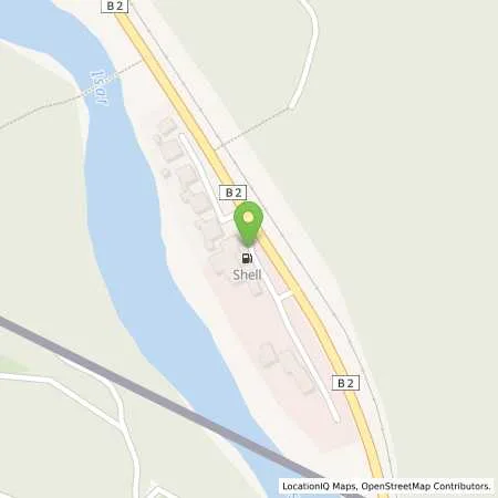 Standortübersicht der Tankstelle Shell Mittenwald Am Brunnstein 2 in 82481 Mittenwald