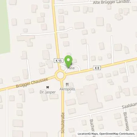 Standortübersicht der Tankstelle AVIA Tankstelle in 24582 Wattenbek