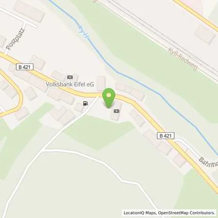 Standortübersicht der Tankstelle Markenfreie TS Juenkerath in 54584 Juenkerath