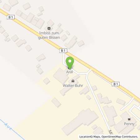 Standortübersicht der Benzin-Super-Diesel Tankstelle: Aral Tankstelle in 31863, Coppenbrügge