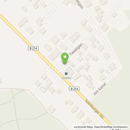 Standortübersicht der Tankstelle Classic Tankstelle in 29313 Hambühren