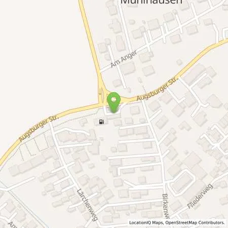 Standortübersicht der Tankstelle AVIA Tankstelle in 86444 Affing