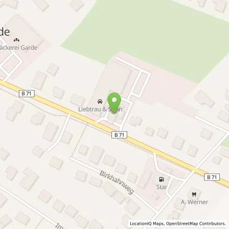 Standortübersicht der Tankstelle Shell Loxstedt An Der B 71 in 27612 Loxstedt