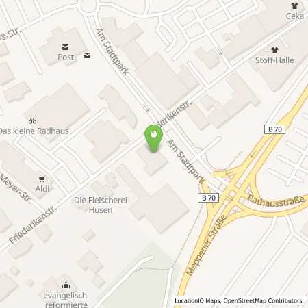 Standortübersicht der Tankstelle Elan Papenburg in 26871 Papenburg