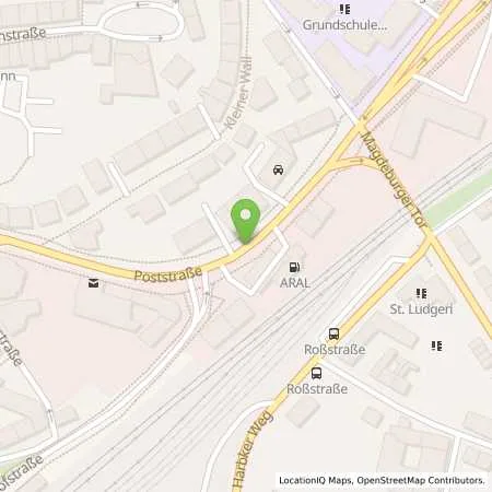 Standortübersicht der Tankstelle Aral Tankstelle in 38350 Helmstedt