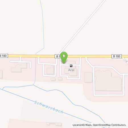 Standortübersicht der Benzin-Super-Diesel Tankstelle: Aral Tankstelle in 04849, Bad Düben