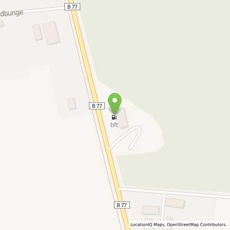Standortübersicht der Benzin-Super-Diesel Tankstelle: bft Tankstelle in 24848, Kropp