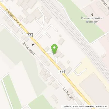 Standortübersicht der Tankstelle Bft Remagen in 53424 Remagen