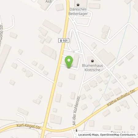 Standortübersicht der Tankstelle Aral Tankstelle in 09599 Freiberg