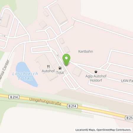 Standortübersicht der Benzin-Super-Diesel Tankstelle: TotalEnergies Autohof Holdorf in 49451, Holdorf
