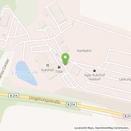 Standortübersicht der Tankstelle TotalEnergies Autohof Holdorf in 49451 Holdorf