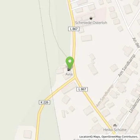 Standortübersicht der Tankstelle AVIA Tankstelle in 27798 Hude (Oldenburg)