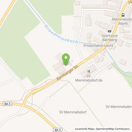 Standortübersicht der Benzin-Super-Diesel Tankstelle: TotalEnergies Memmelsdorf in 96117, Memmelsdorf