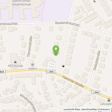 Standortübersicht der Tankstelle Sb Hamm Hammer Str. 103c in 59075 Hamm