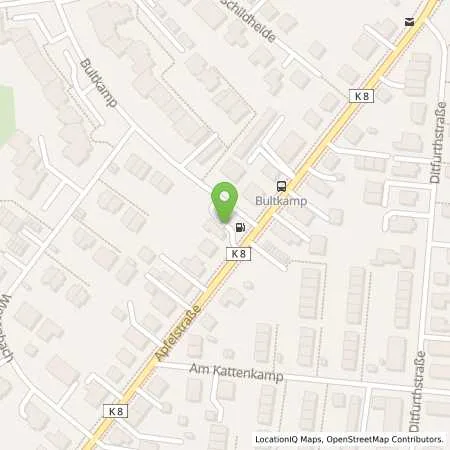 Standortübersicht der Tankstelle Freie Tankstelle in 33611 Bielefeld