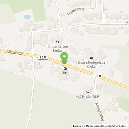 Standortübersicht der Tankstelle Tankstelle Finder Gbr in 53929 Kall