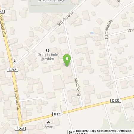 Standortübersicht der Tankstelle Raiffeisen Waren GmbH in 38477 Jembke