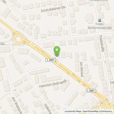 Standortübersicht der Tankstelle Tankcenter Frankfurt in 60388 Frankfurt