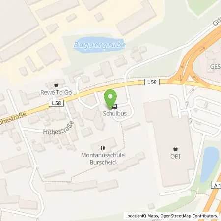 Standortübersicht der Tankstelle Shell Burscheid Hohestr. 66 in 51399 Burscheid