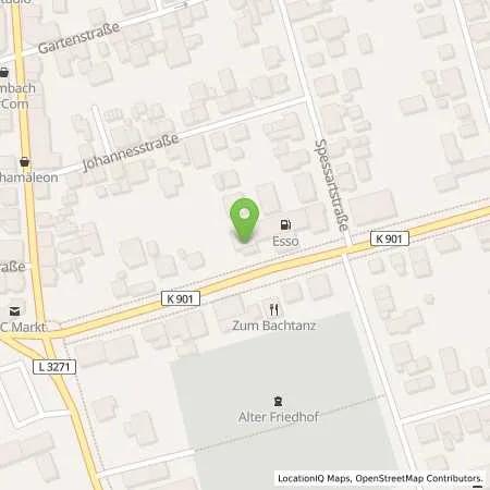 Standortübersicht der Tankstelle Esso Tankstelle in 63505 LANGENSELBOLD