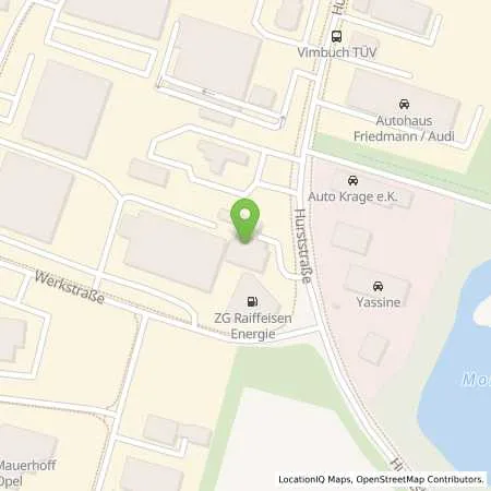 Standortübersicht der Tankstelle ZG Raiffeisen Tankstelle Bühl in 77815 Bühl Vimbuch