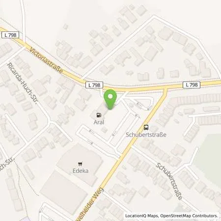 Standortübersicht der Tankstelle Aral Tankstelle in 45772 Marl
