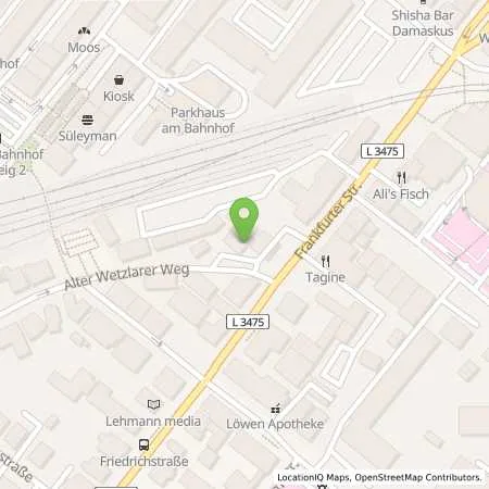 Standortübersicht der Tankstelle Esso Tankstelle in 35392 GIESSEN