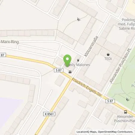 Standortübersicht der Tankstelle TotalEnergies Riesa in 01587 Riesa