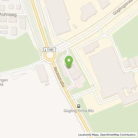 Standortübersicht der Tankstelle Schwäbisch Gmünd, Reutestr. 20 in 73529 Schwäbisch Gmünd