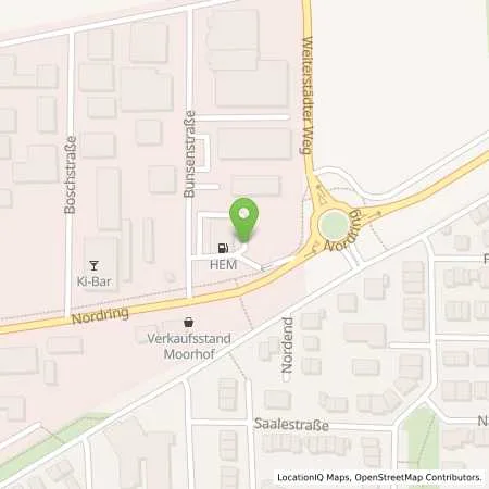 Standortübersicht der Tankstelle Griesheim, Bunsenstr. 1 in 64347 Griesheim