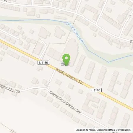 Standortübersicht der Tankstelle Esso Tankstelle in 73525 SCHWAEBISCH GMUEND