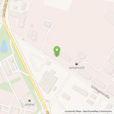 Standortübersicht der Tankstelle 1A Tank in 99867 Gotha