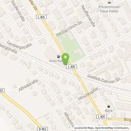 Standortübersicht der Tankstelle Auto-Kohler KG Freie Tankstelle in 72250 freudenstadt