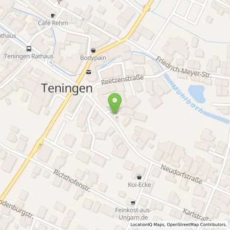 Standortübersicht der Tankstelle Freie Tankstelle Jürgen Albrecht in 79331 Teningen
