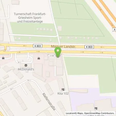 Standortübersicht der Tankstelle Reifen Diehl Griesheim in 65933 Frankfurt