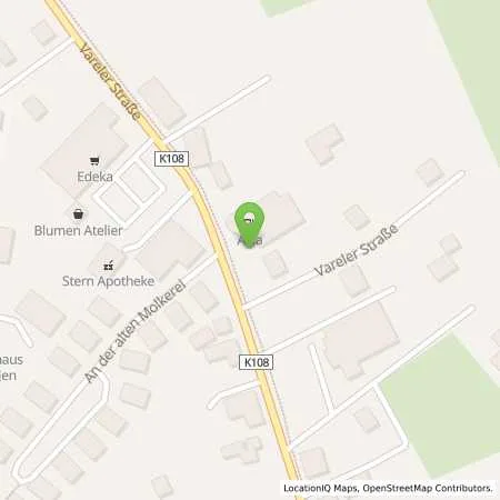 Standortübersicht der Tankstelle AVIA Tankstelle in 26349 Jade