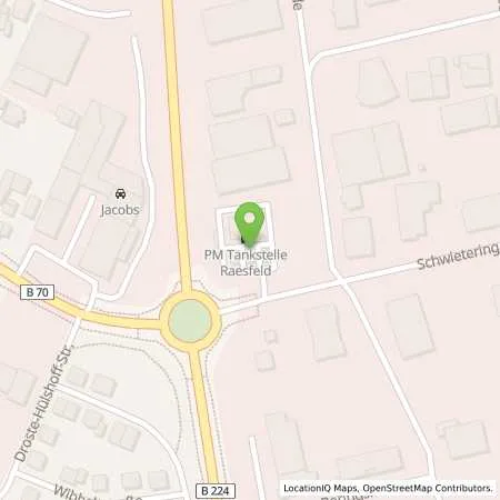 Standortübersicht der Tankstelle PM in 46348 Raesfeld