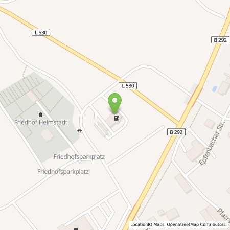 Standortübersicht der Benzin-Super-Diesel Tankstelle: Albert Stech Brennstoffhandel GmbH in 74921, Helmstadt-Bargen