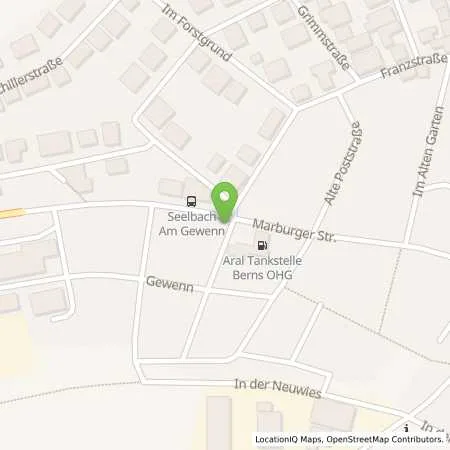 Standortübersicht der Tankstelle Aral Tankstelle in 35745 Herborn