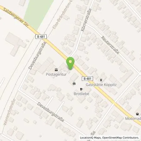 Standortübersicht der Tankstelle JET RHEINE SALZBERGENER STR. 137-13 in 48431 RHEINE